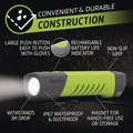 Office Flashlights | Energizer ENYPHH21 Rechargeable Lithium-Ion Pro Series Hybrid Handheld with 2 AA Batteries - Gray/Green image number 4