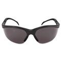 Eye Protection | MCR Safety KD112 Klondike Safety Glasses - Matte Black Frame Gray Lens (12/Box) image number 2