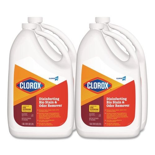 Disinfecting & Cleaning Solutions | Clorox 31910 128 oz. Disinfecting Bio Stain and Odor Remover (4/Carton) image number 0