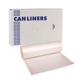 High-Density Trash Bags | Boardwalk V6638HNKR01 33 Gallon 14 mic 33 in. x 38 in. Perforated Roll High-Density Can Liners - Natural (25 Bags/Roll, 10 Rolls/Carton) image number 3