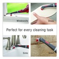 Brushes | Rubbermaid 1839685 Multi-Purpose Cordless Battery Power Scrubber Red/White Nylon Bristles 12.68-in Brush 7-in Red/Black Handle image number 6
