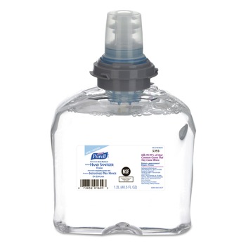 PURELL 5393-02 1200 ml Refill Fragrance-Free Advanced Hand Sanitizer E3-Rated Foam (2/Carton)