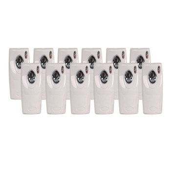 Boardwalk CL7-BOARDWK 9.5 in. x 3.5 in. x 3.75 in. Metered Air Freshener Dispenser - White (12/Carton)