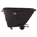 Carts & Trucks | Suncast Commercial RMTTCD1003F1 1 cu. Yd. 1,250 lbs. Capacity Light Duty Tilt Truck - Black image number 0