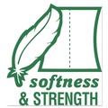 Cleaning Cloths & Wipes | Seventh Generation 13733 100% Recycled 2-Ply Bathroom Tissue - White (240 Sheets/Roll, 12 Rolls/Pack) image number 4