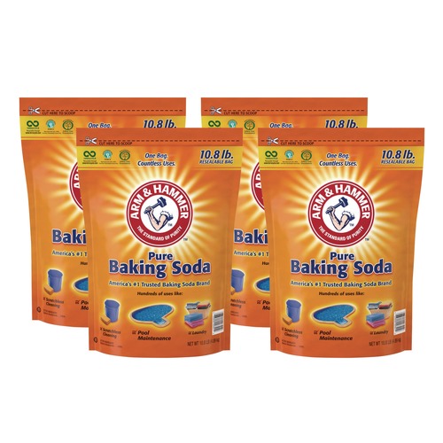 Air Fresheners & Odor Eliminators | Arm & Hammer 3320000341 10.8 lbs. Baking Soda (4/Carton) image number 0