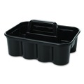 Waste Receptacle Accessories & Dollies | Rubbermaid Commercial FG315488BLA Commercial Deluxe 15 in. x 7.4 in. 8-Compartment Carry Caddy - Black image number 0