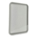 Food Containers & Lids | GEN 1014WH 13.81 in. x 9.25 in. x 0.71 in. Foam Meat Trays - White (100/Carton) image number 1