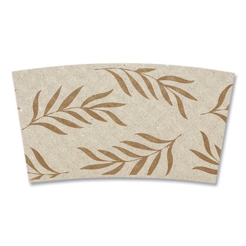 World Centric SL-PA-ME Hot Cup Sleeves Fits 8 oz. Cups - Natural (1000/Carton)