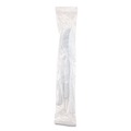 Perforated Roll & Hand Towels | Dixie CH26C7 Heavyweight Polystyrene Plastic Fork/Knife/Teaspoon - White (250/Carton) image number 3