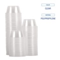 Cups | Boardwalk BWKPRTN15TS 1.5 oz Plastic Souffle/Portion Cups - Translucent (2500/Carton) image number 5