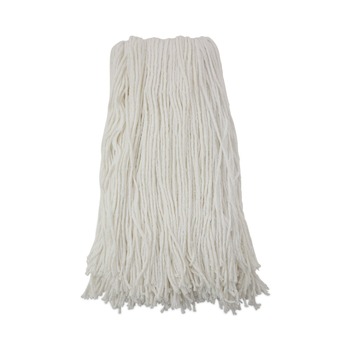 Boardwalk BWK2032R #32 Cut-End Rayon Wet Mop Head - White