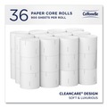 Perforated Roll & Hand Towels | Cottonelle 53862 CleanCare 2-Ply Septic Safe Bathroom Tissue - White (36/Carton) image number 1