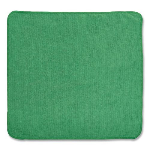 Cleaning Cloths & Wipes | Rubbermaid Commercial 1820578 12 in. x 12 in. Microfiber Cleaning Cloths - Green (24/Pack) image number 0