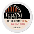 Coffee - Decaffeinated | Tully's Coffee 5000330024 Coffee K-Cups - French Roast Decaf (24/Box) image number 1