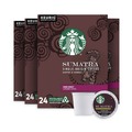 Coffee - Caffeinated | Starbucks 12565254 0.4 oz Coffee K-Cups - Sumatra (96/Carton) image number 0