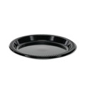 Plates | Pactiv Corp. YPI9E 8.88 in. Diameter Prairieware Impact Plastic Plate Dinnerware - Black (400/Carton) image number 0
