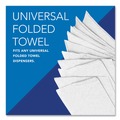 Perforated Roll & Hand Towels | Scott 37490 Essential 1-Ply 8 in. x 9.4 in. Multi-Fold Towels - White (16/Carton) image number 2