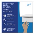 Towel Dispensers | Scott 34346 12.66 in. x 9.18 in. x 16.44 in. Pro Mod Manual Hard Roll Towel Dispenser - Smoke (1/Carton) image number 10