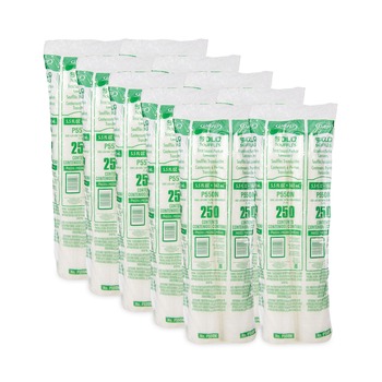 SOUFFLE AND PORTION CUPS | Dart P550N 5.5 oz Polystyrene Portion Cups - Translucent (2500/Carton)