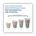 Cup Lids | Dixie D9542 10 oz. - 16 oz. Hot Cups Drink-Thru Dome Lids - White (1000/Carton) image number 7