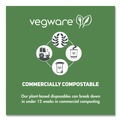 Cups | Vegware LV-12G 12 oz. 89-Series Paper Hot Cup - White/Green (1000/Carton) image number 5