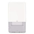 Towel Dispensers | Tork 552540 PeakServe 14.47 in. x 4.04 in. x 25.15 in. Automatic Continuous Paper Hand Towel Dispenser - White image number 0