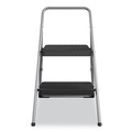 Step Stools & Ladders | Cosco 11135CLGG1 28.13 in. Working Height 200 lbs. Capacity 2-Step Folding Steel Step Stool - Cool Gray image number 1