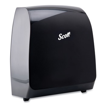Scott 34346 12.66 in. x 9.18 in. x 16.44 in. Pro Mod Manual Hard Roll Towel Dispenser - Smoke (1/Carton)