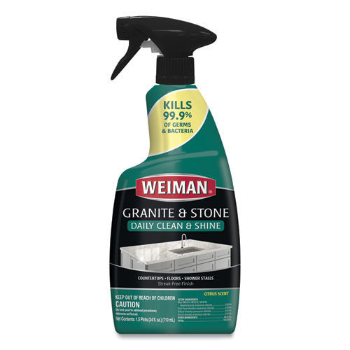 Floor Cleaners | WEIMAN 109EA 24 oz Spray Bottle Granite Cleaner and Polish - Citrus Scent image number 0