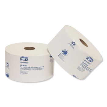 Tork 160090 Universal 2-Ply Septic Safe High Capacity Bath Tissue w/OptiCore - White (12/Carton)