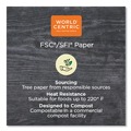 Food Containers & Lids | World Centric BOPA24 4.4 in. Diameter x 4.4 in. h Paper Bowls - White (500/Carton) image number 1