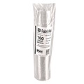 Cup Lids | Fabri-Kal 000000000009508053 Kal-Clear/Nexclear X-Style Straw Slot/Flavor Buttons Plastic Drink Cup Lids Fits 9 oz. to 10 oz. Cold Cups - Clear (2500/Carton) image number 2