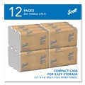 Perforated Roll & Hand Towels | Scott 03650 9.2 in. x 9.4 in. Multi-Fold Towels - White (3000/Carton) image number 1