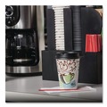 Cups | Dixie 5310COMBO600 PerfecTouch 10 oz. Paper Hot Cups and Lids Combo - Multicolor (50/Pack, 6 Packs/Carton) image number 9