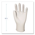 Food Service Disposable & Single Use Gloves | Boardwalk BWK315LBX 4 mil Powder-Free Synthetic Vinyl Gloves - Large, Beige (100/Box) image number 2