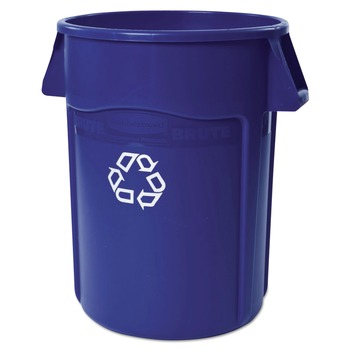 RECYCLING KITS | Rubbermaid Commercial FG264307BLUE Brute 44 gal Polyethylene Recycling Container - Blue