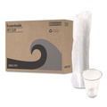 Cups | Boardwalk BWKPET14 14 oz. PET Cups - Clear (50/Bag, 20 Bags/Carton) image number 1