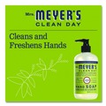 Hand Soaps | Mrs. Meyer's SJN390068 12.5 oz. Lemon Clean Day Liquid Hand Soap (6/Carton) image number 4