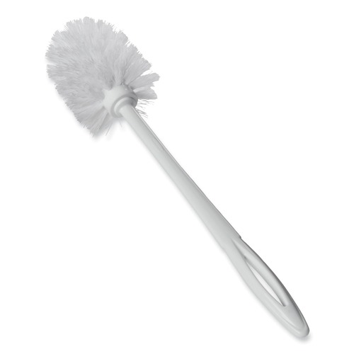 Toilet Brushes | Rubbermaid Commercial FG631000WHT 10 in. Handle Toilet Bowl Brush - White image number 0