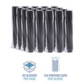Cups | Boardwalk BWKPRTN4BL 4 oz Plastic Souffle/Portion Cups - Black (2500/Carton) image number 8