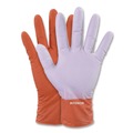 Food Service Disposable & Single Use Gloves | Ammex GWUOFN46050 9.06 in. 6 mil Ultra Industrial Flock-Lined Nitrile Disposable Gloves - Large/Orange (500/Carton) image number 7