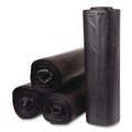 Low-Density Trash Bags | Inteplast Group SLW3858SPK Low-Density Commercial Can Liners 60 gal 1.15 mil 38 x 58 Black Interleaved Roll 25 Bags/Roll 4 Rolls/Carton image number 2