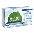 Fabric Softener & Starch | Seventh Generation 10732913449306 Natural Fabric Softener Sheets - Unscented (80 Sheets/Box, 4/Carton) image number 7