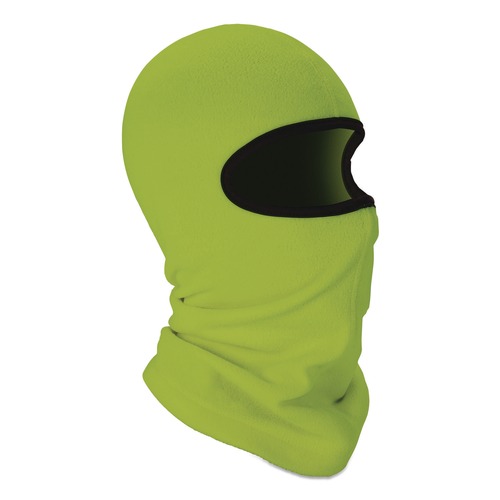 Head & Face Protection | Ergodyne 16829 N-Ferno 6821 One Size Fits Most Fleece Balaclava Face Mask - Lime image number 0