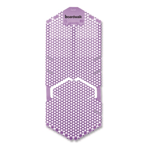 Toilet & Urinal Deodorizers | Boardwalk TSU-P-006I006I-11-AAS80 5.22 oz. Vertical Urinal Screen - Lavender Scent Purple (6/Carton) image number 0
