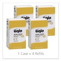 Soap Refills | GOJO Industries 7250-04 NATURAL ORANGE 2,000 milliLiter Smooth Hand Cleaner - Citrus Scent (4/Carton) image number 2