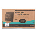 Towel Dispensers | San Jamar T1190TBK 12.94 x 9.25 x 16.5 Oceans Lever Roll Towel Dispenser - Black Pearl image number 3