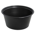 Cups | Dart 325PCBLK 3.25 oz. Conex Complements Portion/Medicine Cups - Black (2500/Carton) image number 1