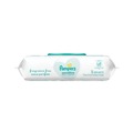 Hand Sanitizing Wipes | Pampers 80741436 1-Ply 6.8 in. x 7 in. Unscented Sensitive Baby Wipes - White (8/Carton) image number 1